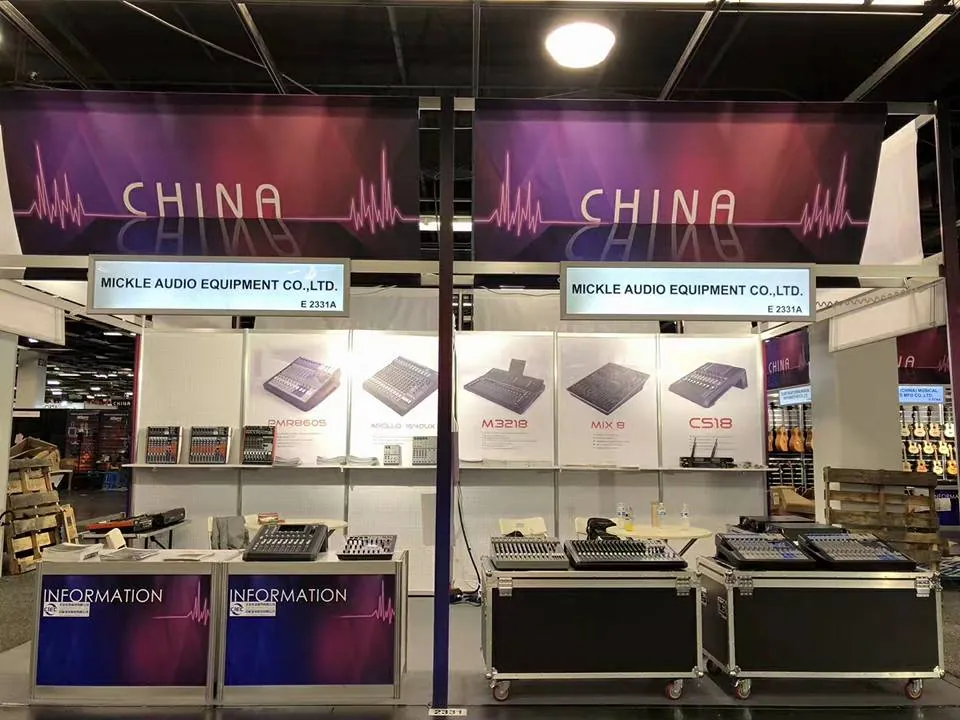 MICKLE AUDIO booth E2331A at The 2018 NAMM Show in Anaheim