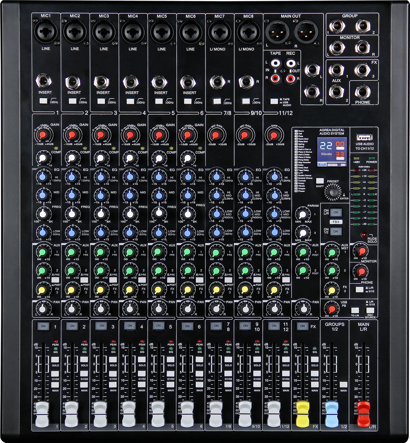 MICKLE ALPHA12 Analog Mixer main product view