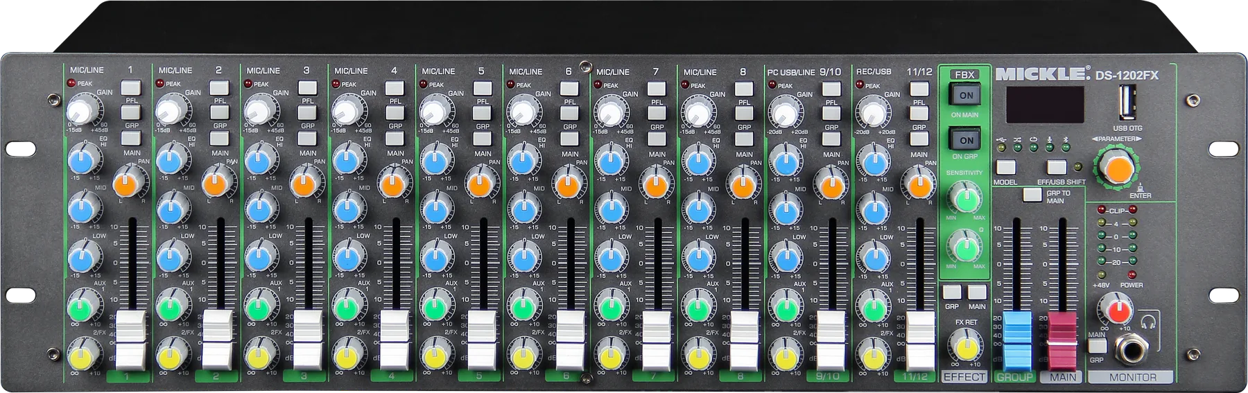 MICKLE DS-1202FX Analog Mixer main product view