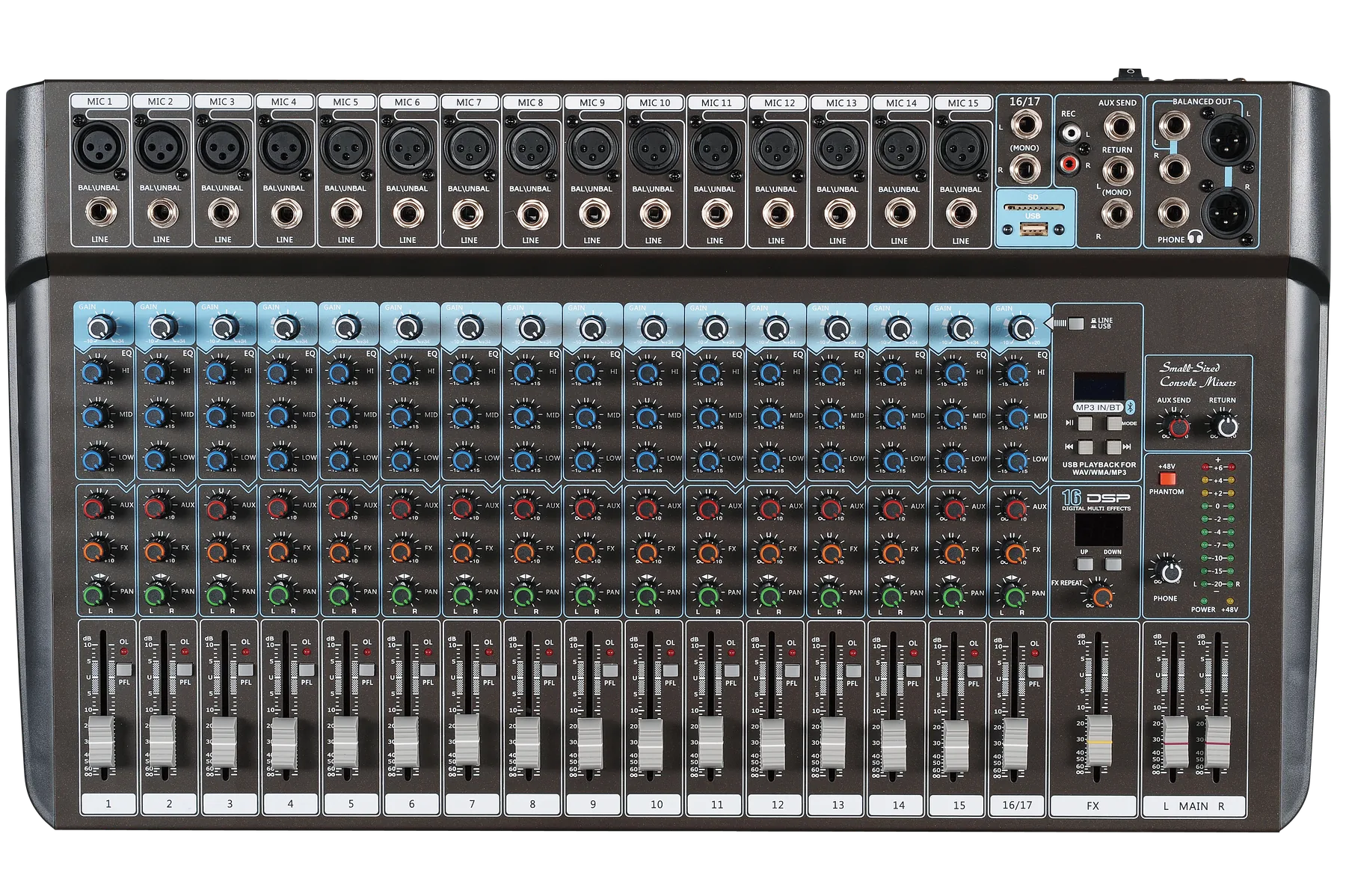 MICKLE MX EFF Series Analog Mixer main product view
