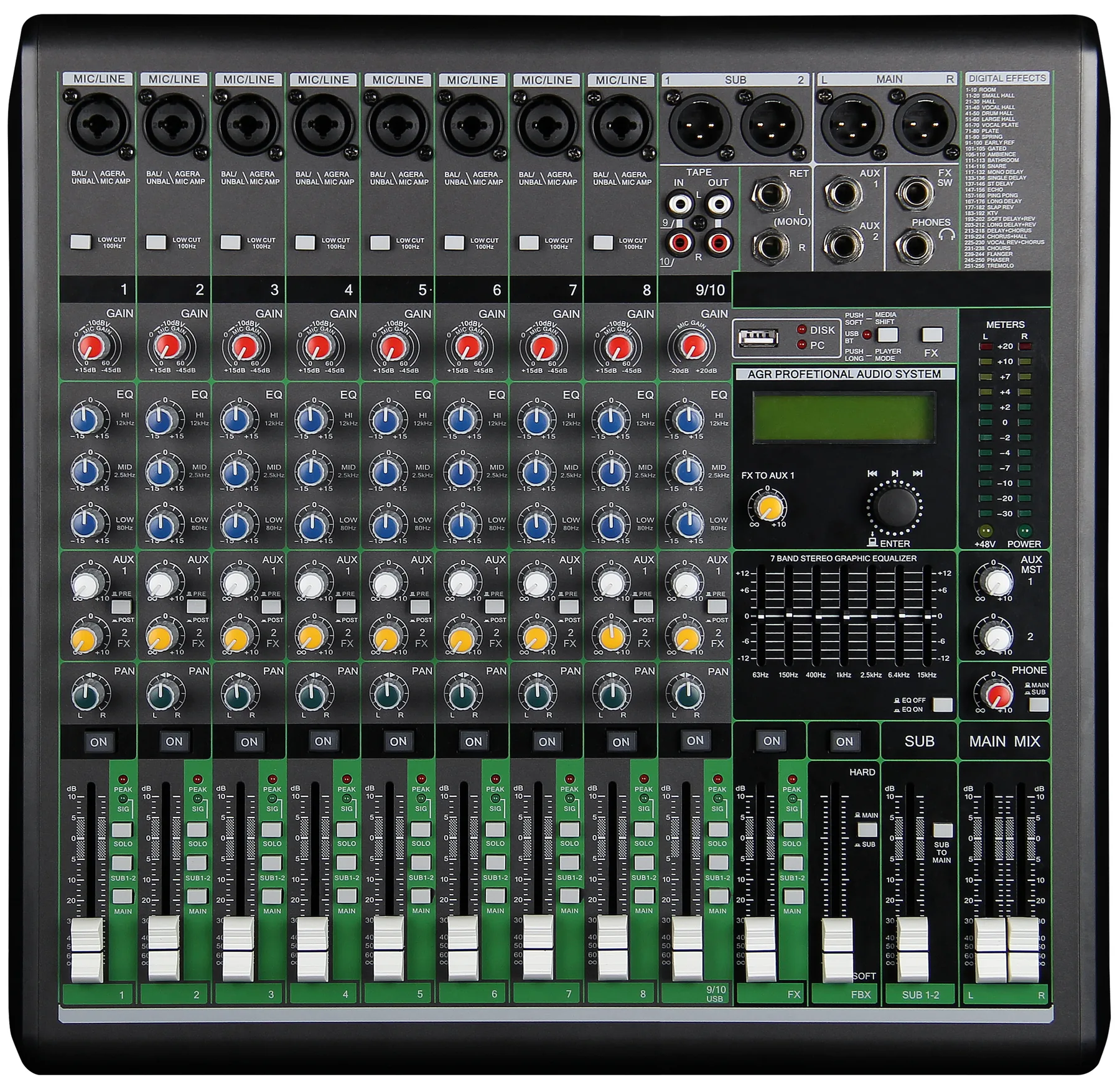 MICKLE PRO-FX10 Analog Mixer main product view