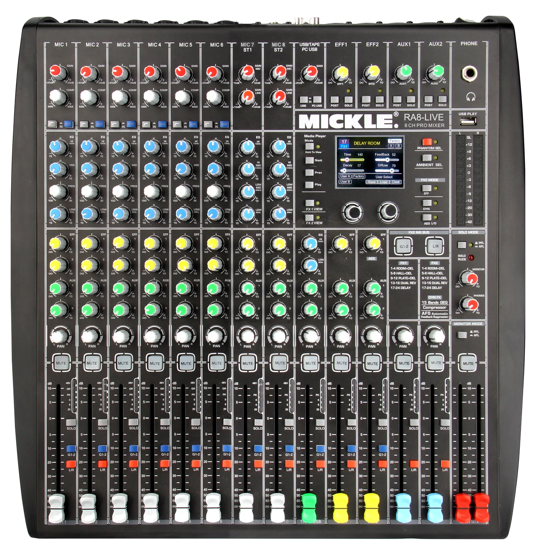 MICKLE RA8 LIVE Analog Mixer main product view