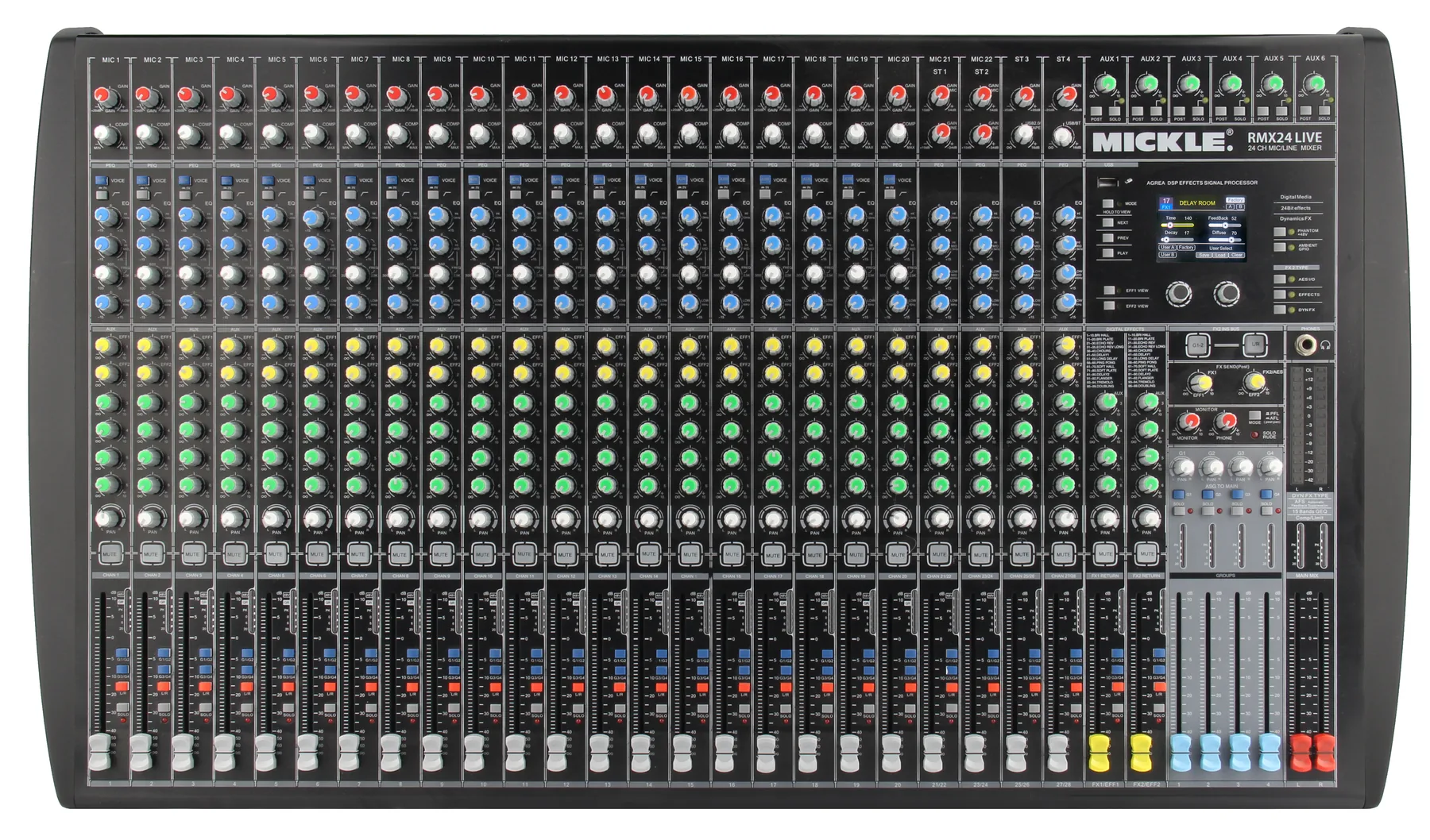 MICKLE RMX24 LIVE Analog Mixer main product view