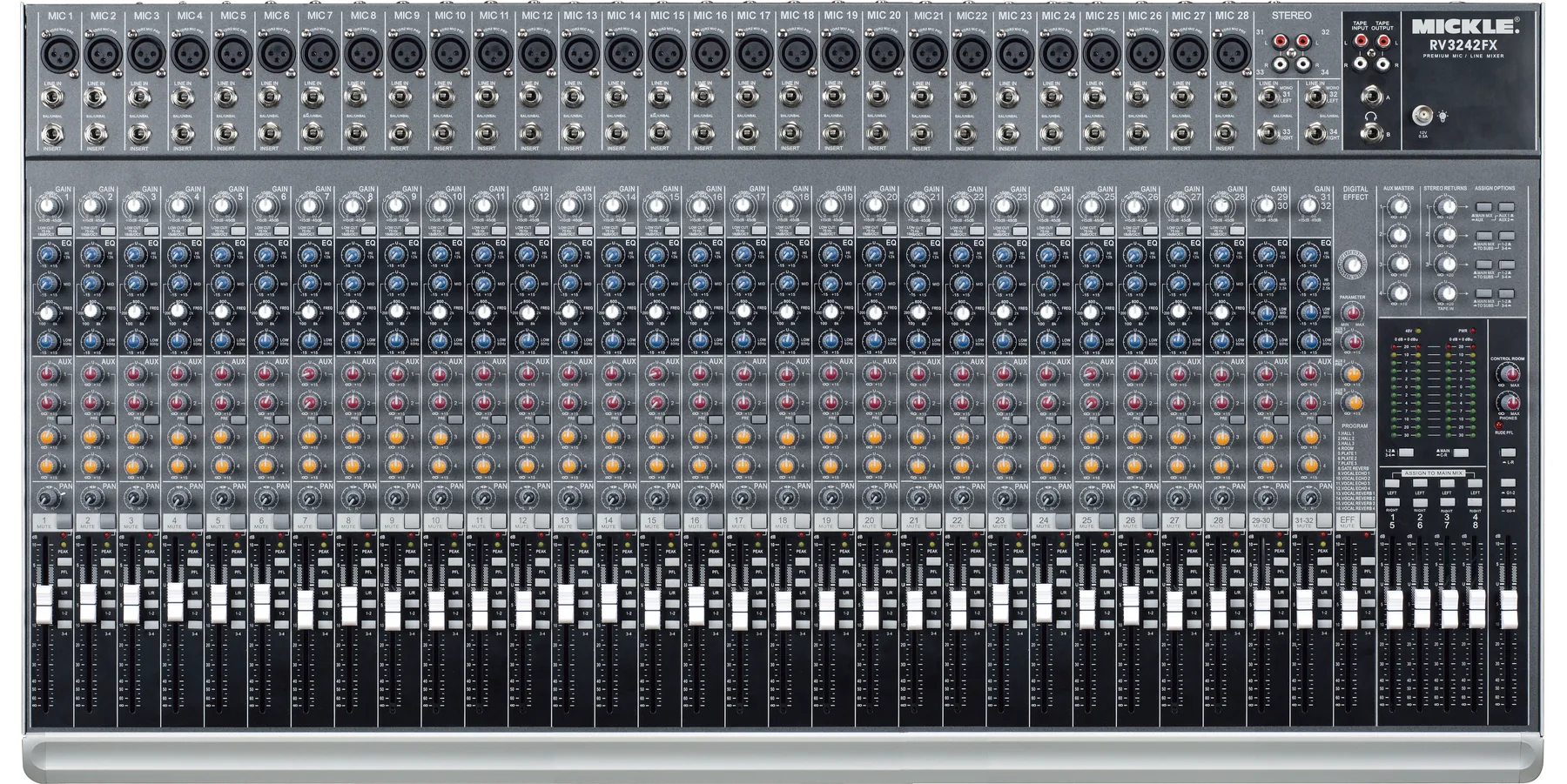 MICKLE RV3242FX Analog Mixer main product view
