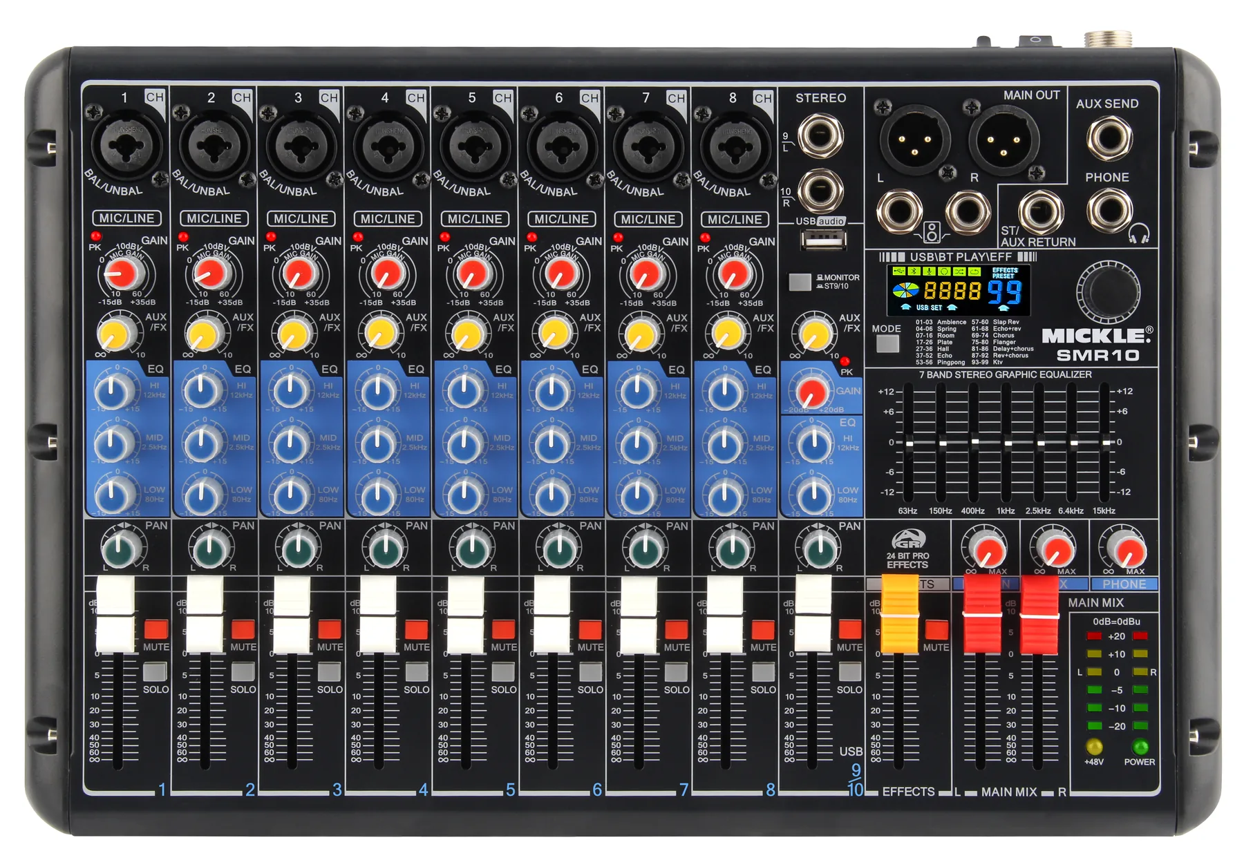 MICKLE SMR10 Analog Mixer main product view